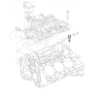 12550761  -  Fitting - Engine Oil Pressure Gauge